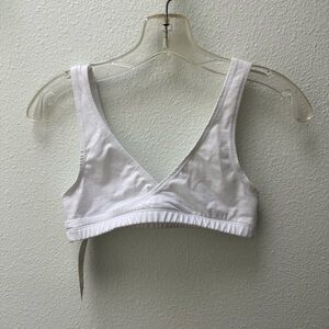 NWT White Wrap Bralette